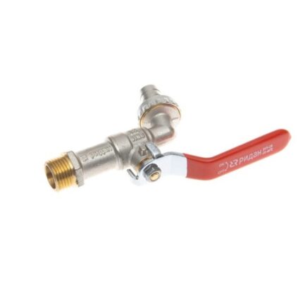 Ридан BVR-CR 065B8300RG — Кран шаровой ГОСТ спускной под шланг PN10 DN15; Т от -20 ℃ ...+95 ℃; материал корпуса латунь